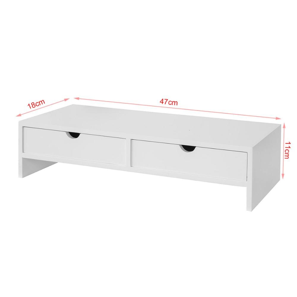Réhausseur d'écran Support de Moniteur écran Ergonomique Support , Ordinateur Portable ou écran TV,SoBuy®BBF02-W