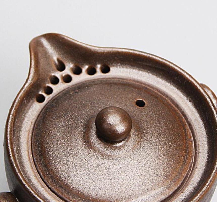 Kinesiska resor 1 kanna 1 koppar porslin tekanna set kung fu te set keramik bärbar tekopp gaiwan vattenkokare te koppar mugg