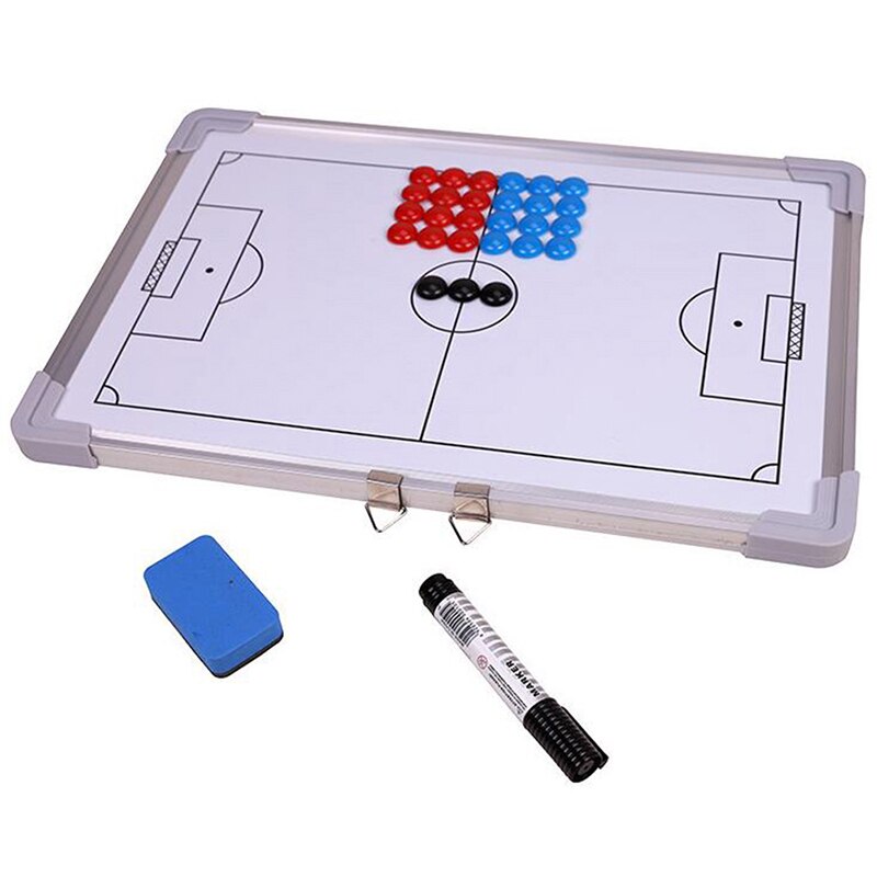 Taktische magnetische platte aus aluminium für fußballspiel-strategie-trainer, rechtes brett für fußballspiel-trainingsgeräte, zubehör