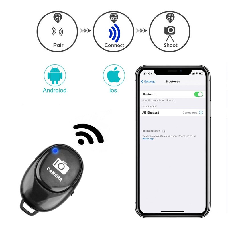 Stativ Selfie Stock Für Selfie praktisch Video Fotografie Beleuchtung Tragbare Basis Stehen Smartphone Mobilen Stativ