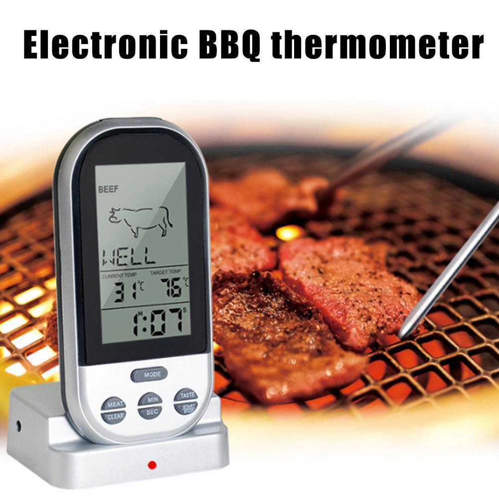 Draadloze Digitale Thermometer Vlees Water Melk Koken Oven Keuken Bbq Probe Tool Thermometer Voedsel Elektronische