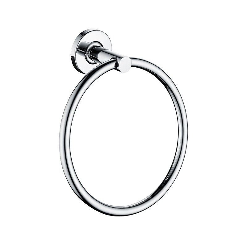 SUS 304 in Acciaio Inox Attrezzatue e Accessori per il Bagno impostato Cromo Lucido Mensola di Vetro di Carta di Supporto Del Tovagliolo asciugamano sbarra Gancio Accessori per il Bagno: Towel Ring B