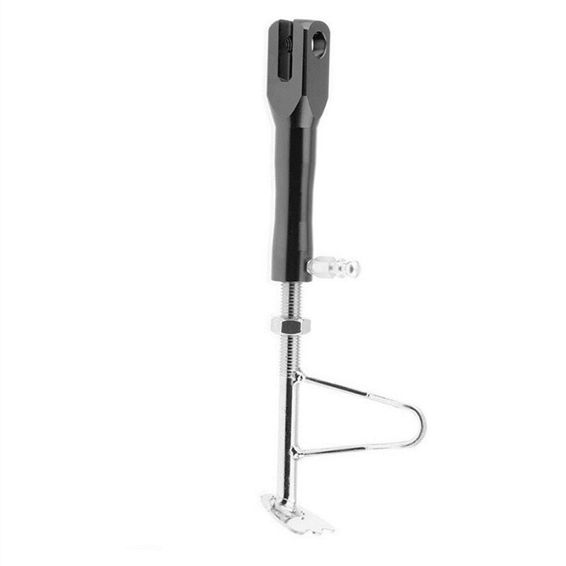 Universele Motor Side Stand Kickstand Scooter Parking Rekken Zwart CNC Kickstand Side Stand Verstelbare Been Prop Post Stand