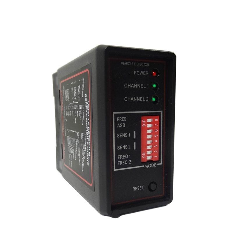 KINJOIN Gate Vehicle Access Control Dual Two Channel Loop Detector/Inductive Loop Parking Detectors 220v 110V 24V DC 12V Dc