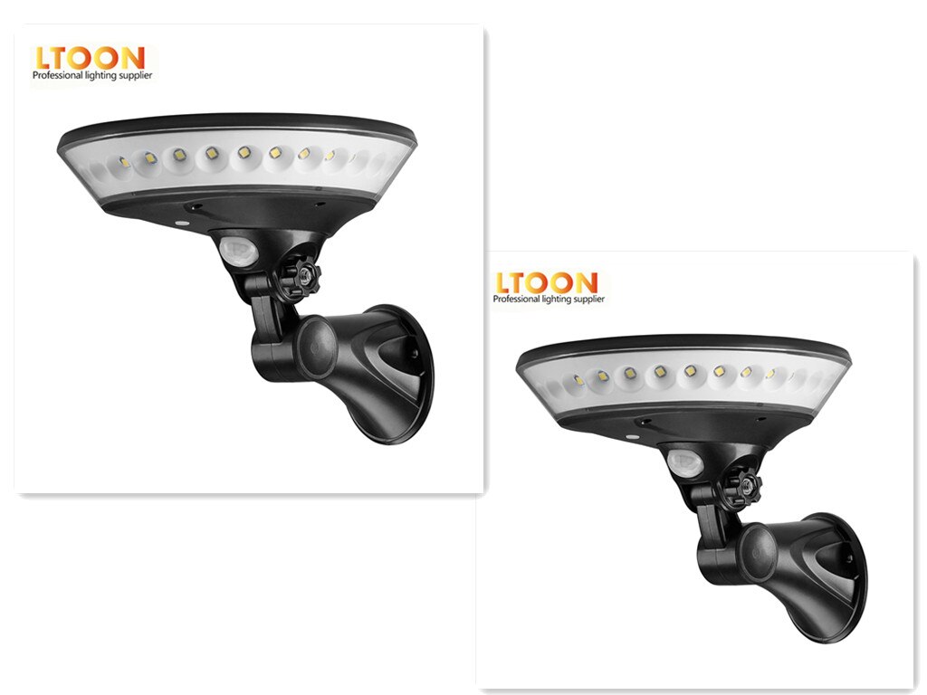 360 degree lighting outdoor solar light PIR motion sensor solar garden light energy saving street lamp wall lamp Three modes: changeable
