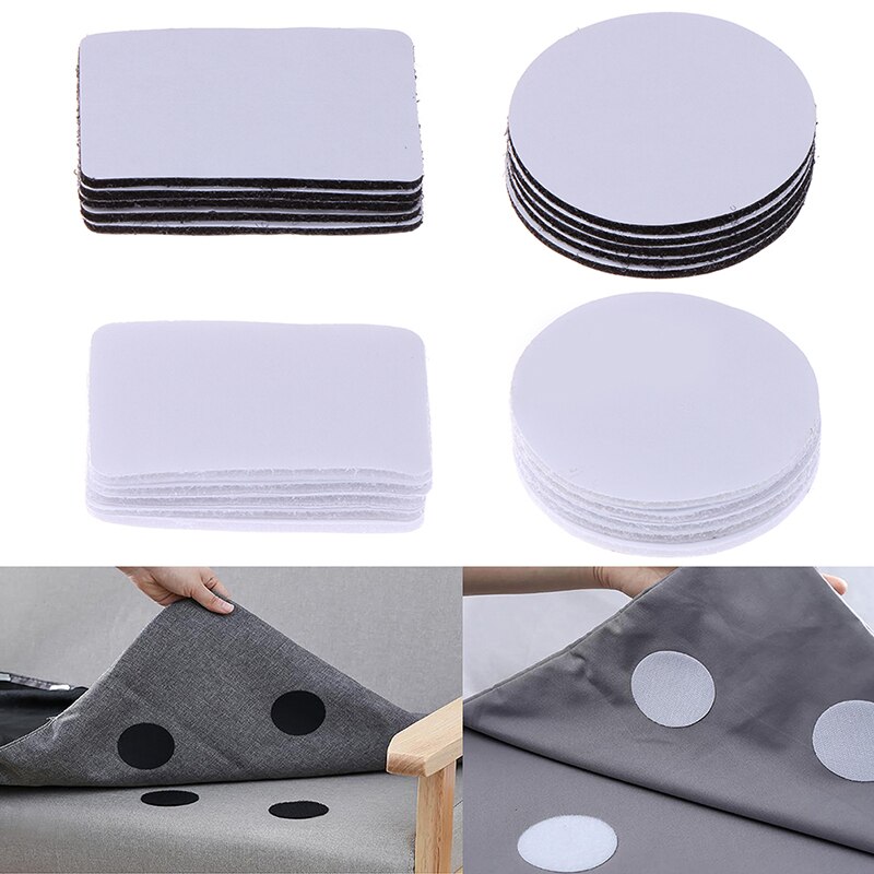 5Pairs Strong Self Adhesive Fastener Dots Stickers velcros adhesive tape For Bed Sheet Sofa Mat Carpet Anti Slip Mat
