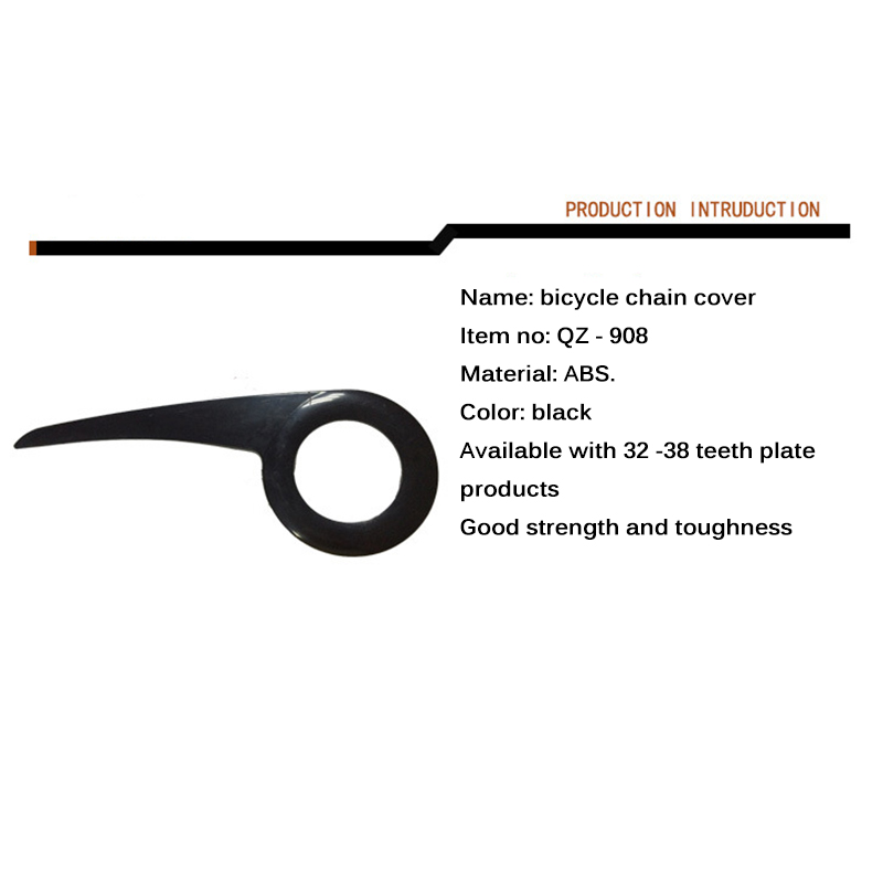 1PC Bicycle Chain Guard Cover Sales Black Style ABS Plastic Bicycle Chain Guard Cover Bike Chain Cover Shell Bikes Parts