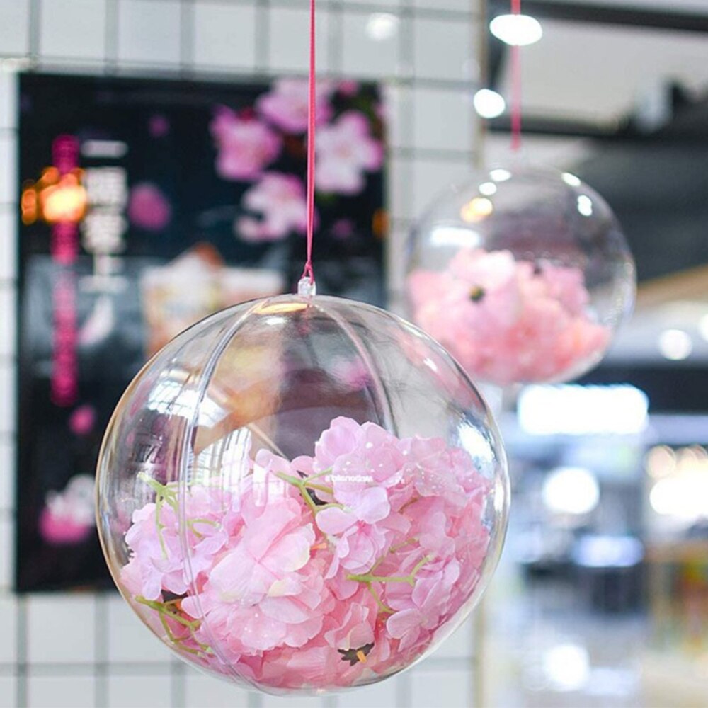12 stuks kerstballen, hangende ballen ter decoratie (transparant)
