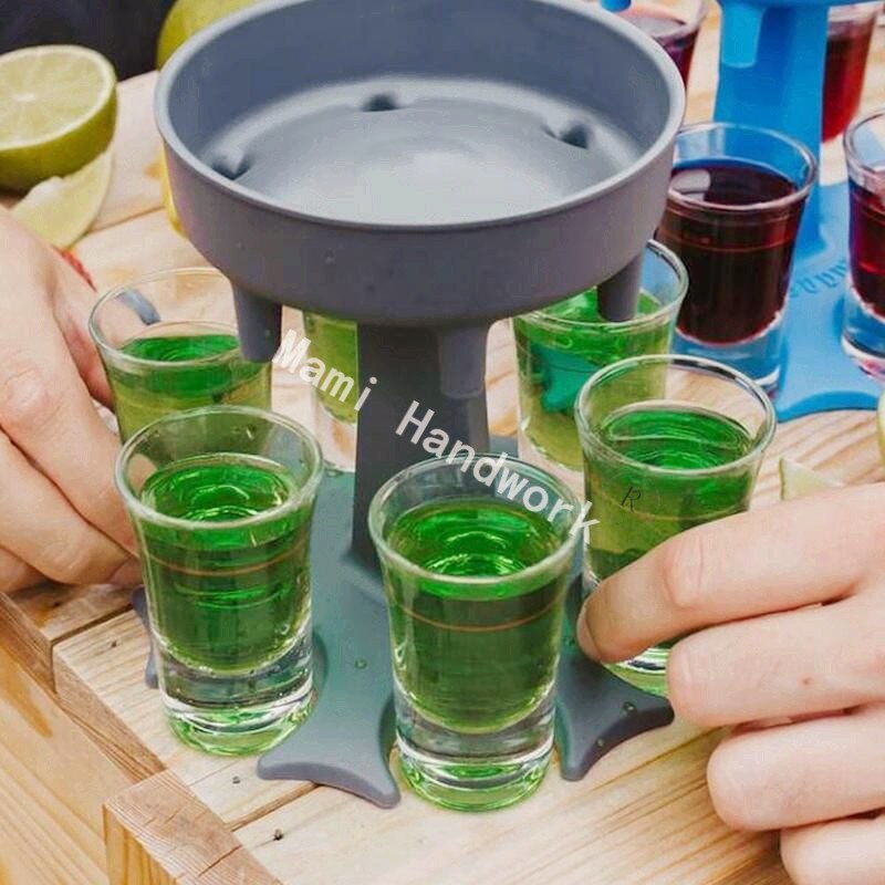 6 Kogel Glas Dispenser Partij Drinken Spel Eenvoudig En Handig Giet Cocktail Bar Snel Vullen Tool