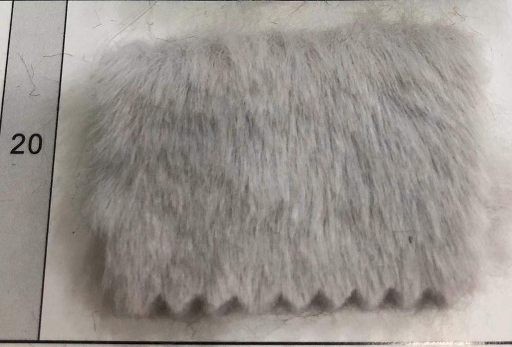 På pilsner 800g kaninpels 13mm høy imitert kaninpels, klær, hjemmetekstilleker, skomateriale plysjstoff: Flere farger