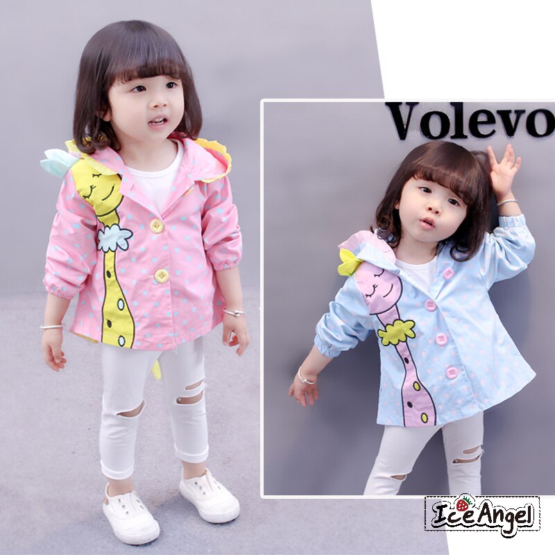 Baby girl winter jacket spring and autumn toddler jacket girls printed long sleeve clothing girls jacket baby cardigan 12m