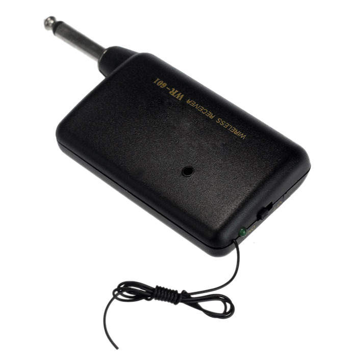Wireless Microphone System with Transmitter Receiver Portable Clip-On Microphone for Teaching Public Speaking WR601