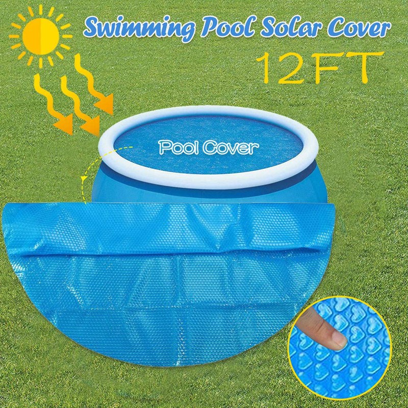 Funda protectora Solar Circular para piscina, funda protectora para suelo, accesorios para piscina, Protector endotérmico, manta