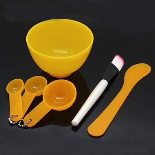 6 in 1 DIY Mask Set Tool Plastic Mask Cup Facial Mask Cup Brush Spoon Face Care Women Makeup Beauty Tools Practical Set