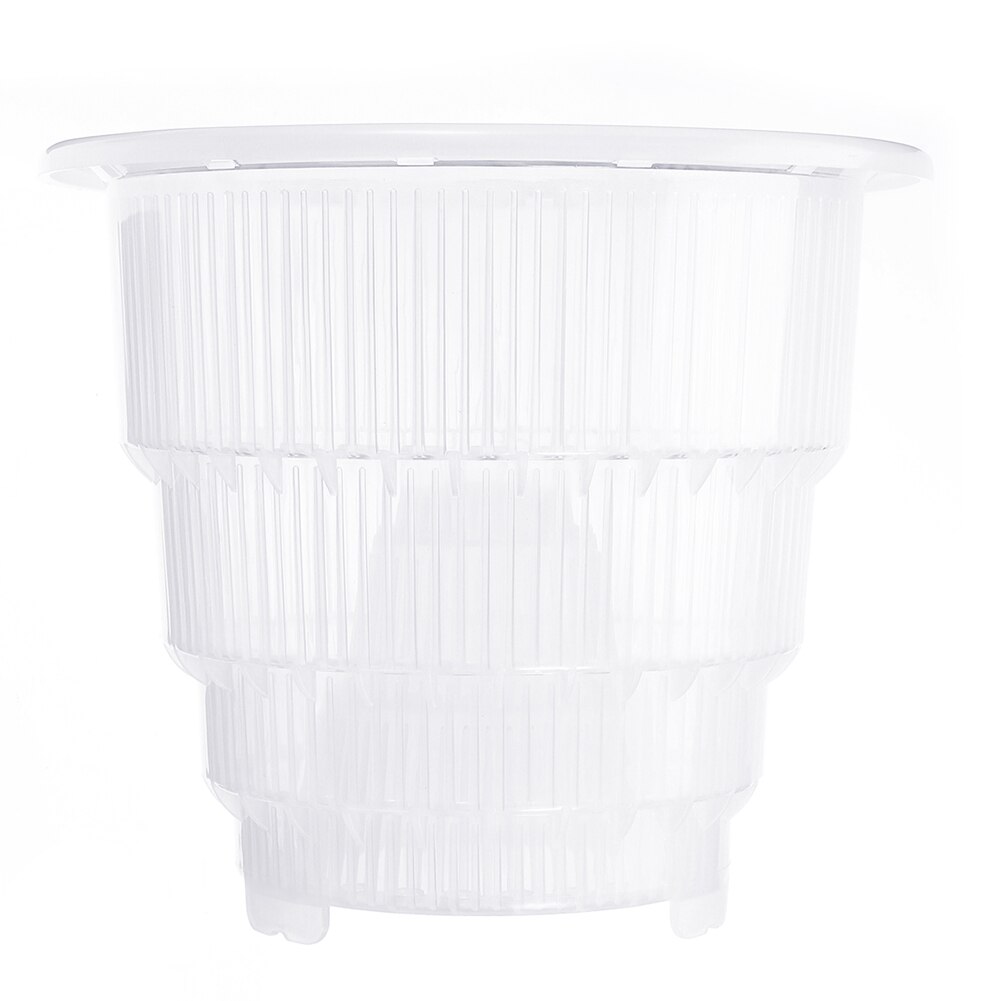 5/6/7 inch gaas pot pp transparante orchideeën bloempot duurzame vlezige plantenbak bloempot met gaten huis tuinieren decoratie: 7 inch