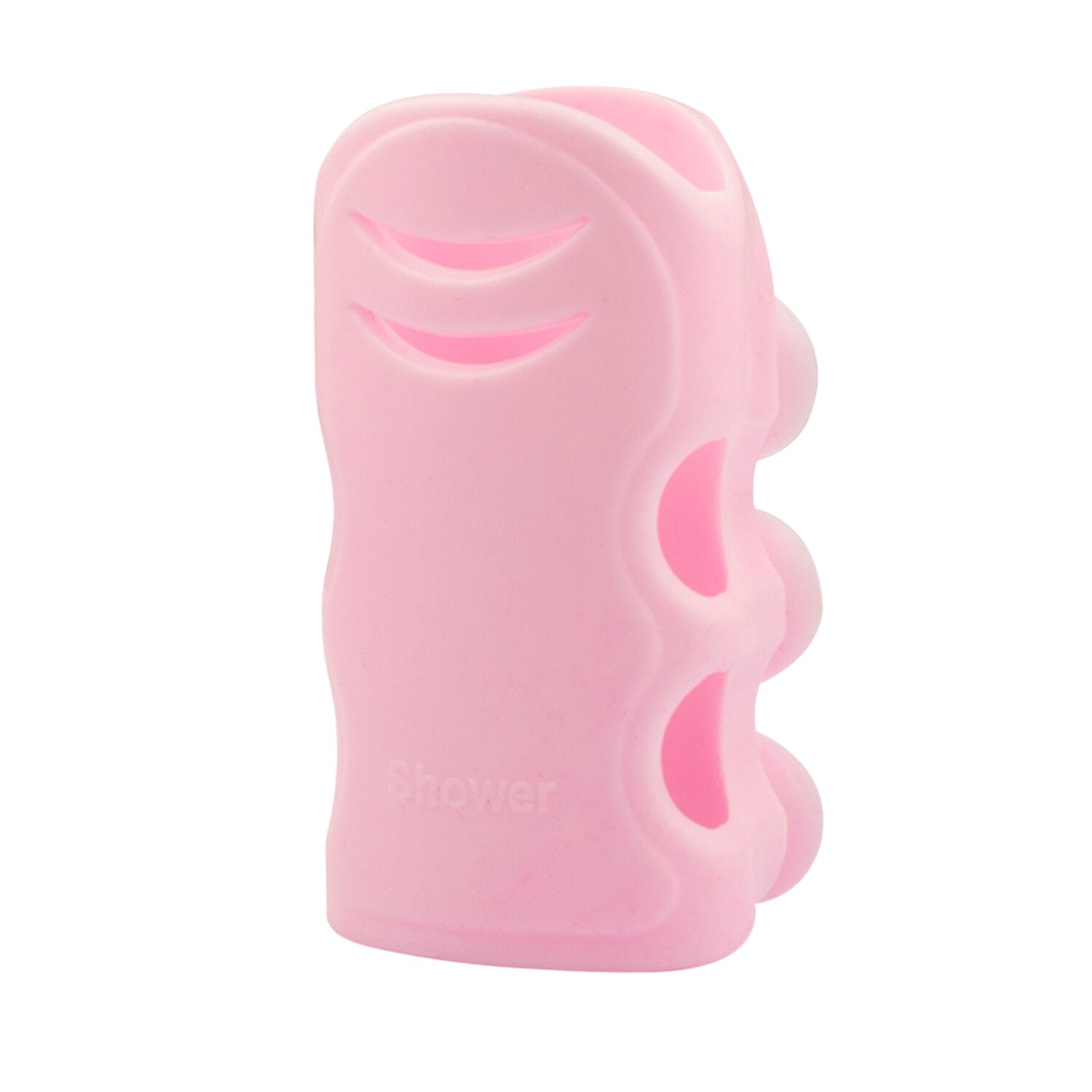 Douchekophouder met zuignap, handdouchekopbeugel, wandgemonteerde tpr-douchekopbeugel, vervanging voor badkamer: Roze