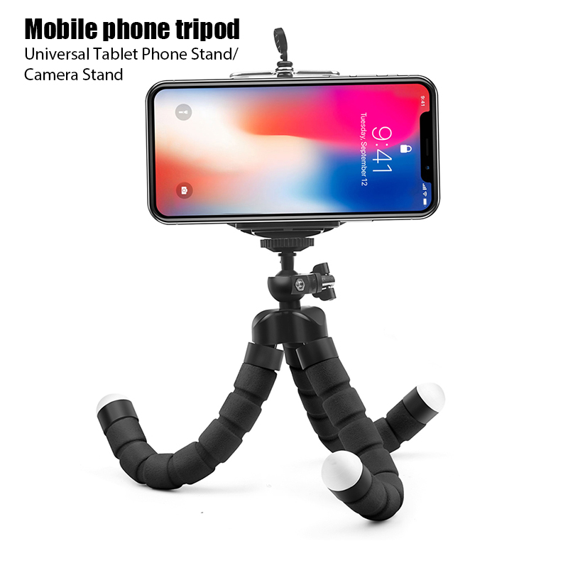 Universal Moblie Phone Clip Bracket Holder Mount Tripod Monopod Stand for Smartphone Camera Tripod Stand Adapter
