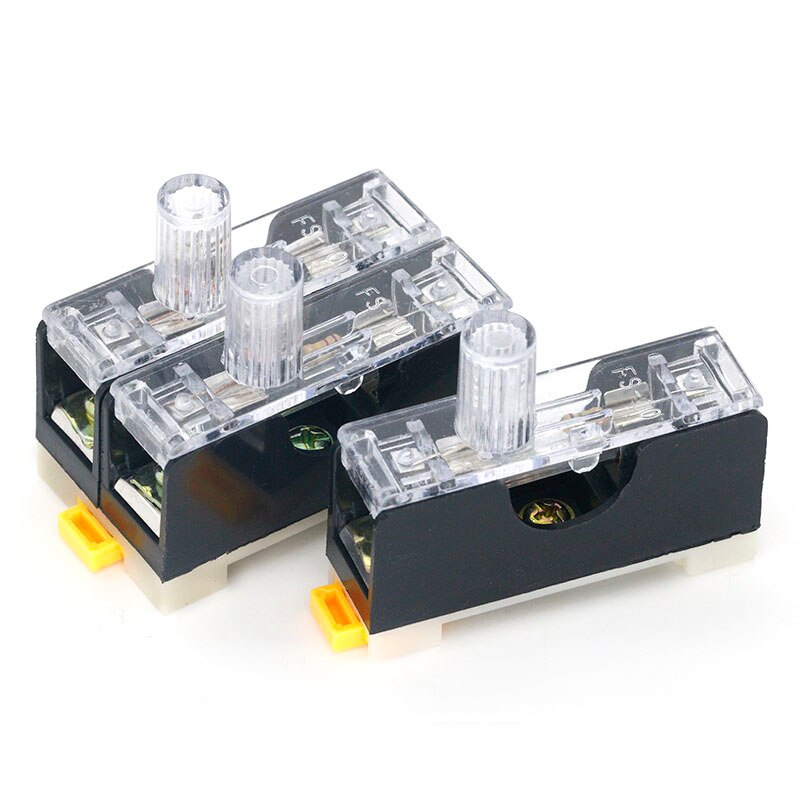 FS-101 Din Rail Mount Single Pole 6X30mm Fuse Holder Glass fuse tube fuse casing