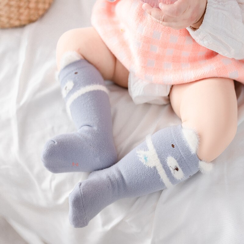 Calzini per bambini sciarpa autunno/inverno calzini per orsi tenere al caldo calzini per bambini ragazzi ragazze calzini da pavimento accessori per abbigliamento per bambini