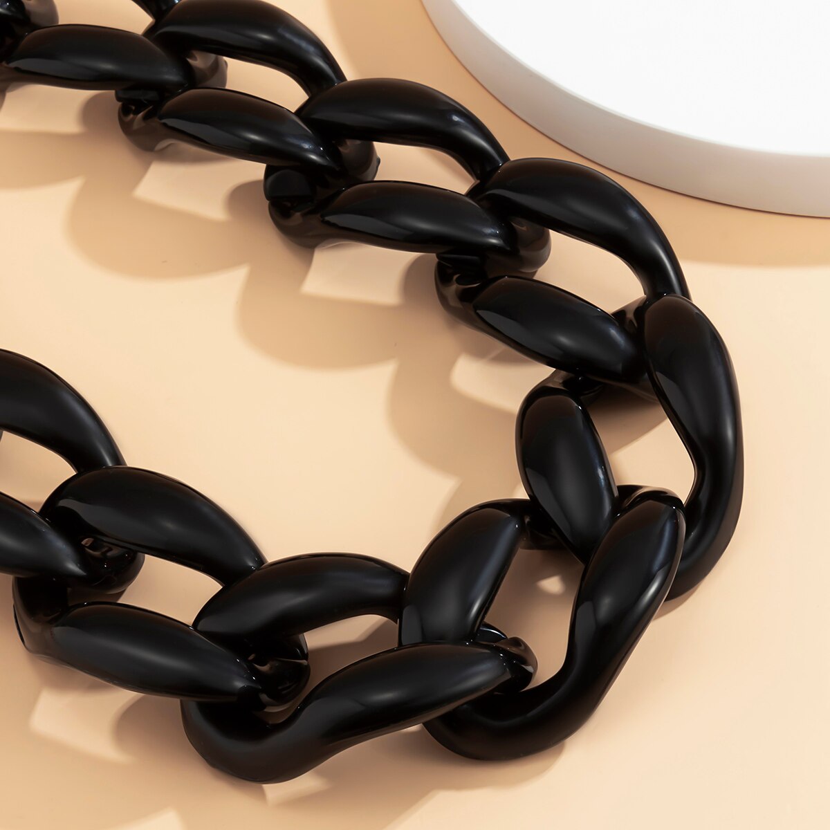 Shixin Punk Ccb Dikke Link Chain Taille Riem Vrouwen Goth Zwart/Wit Ketting Riem Vrouwelijke Voor Jurk Accessoires Kettingen lanyards Jeans