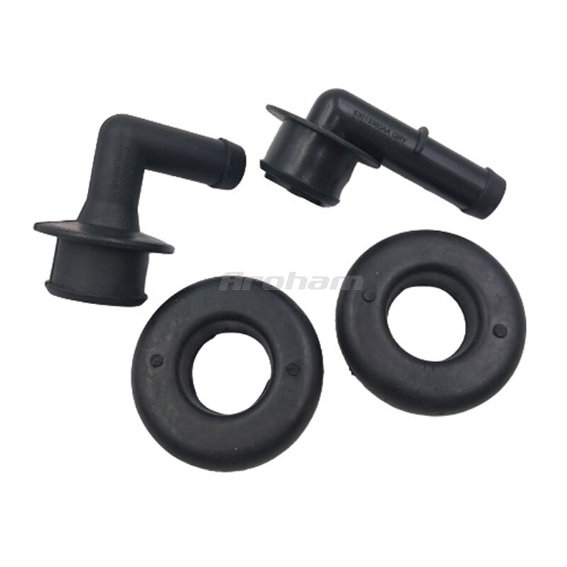 53013360AA Set 4 Stuks Voor 2000 2001 2002 2003 2004 Jeep Grand Cherokee 4.0L Pcv Ccv Vent Valve Ellebogen grommets Oem