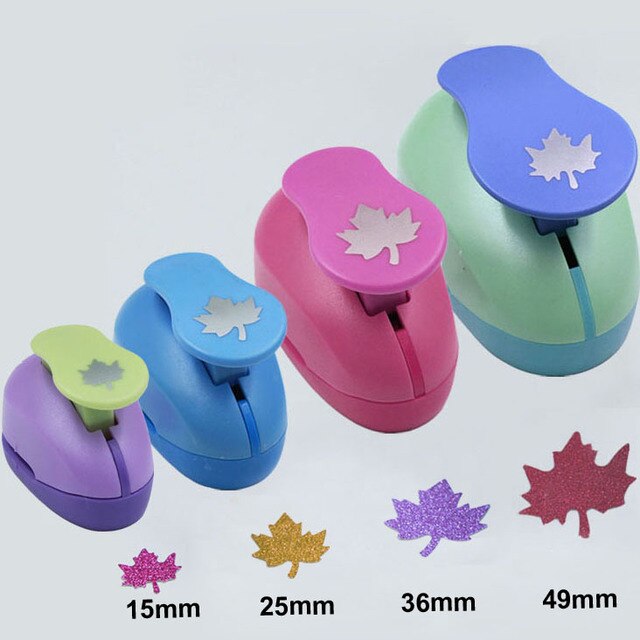 Freesship leaves 16mm 25mm 35mm 48mm craft punch twig leaf Punch Craft Scrapbooking Paper Puncher Tree Shaped Punches: 15253649 MapleLeaf