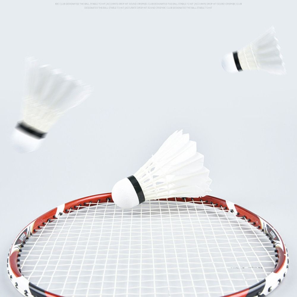 3/6/12 Uds entrenamiento deporte pelota de bádminton volante de bádminton volante de bádminton blanco