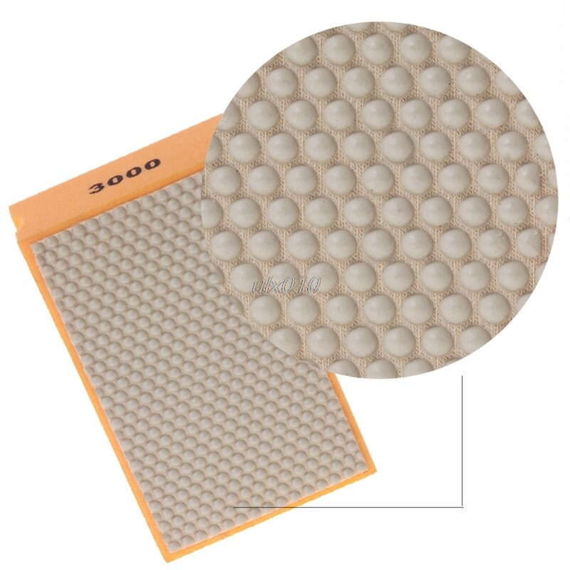 Diamond Hand Polishing Pad Grinding For Glass Stone Marble 800/1800/3500 Grit G22 Whosale