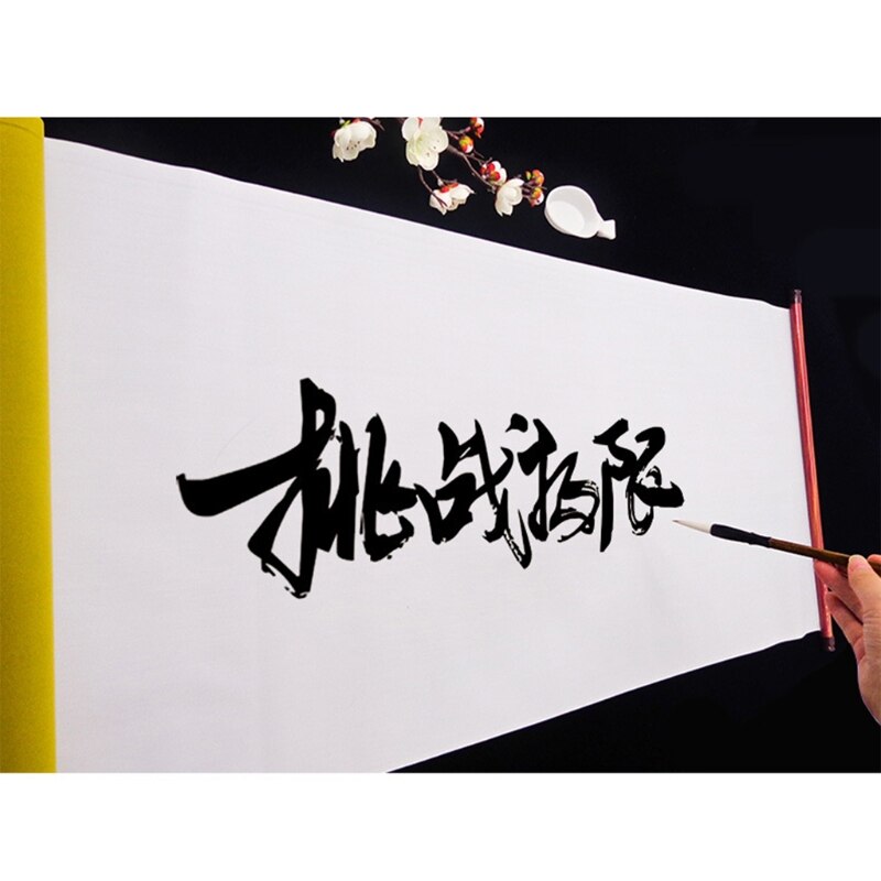 Premium Chinese Calligraphy Paper Roll Reusable Blank Writing Oxford Cloth Roll Dry Quickly Ideal for Beginners Students