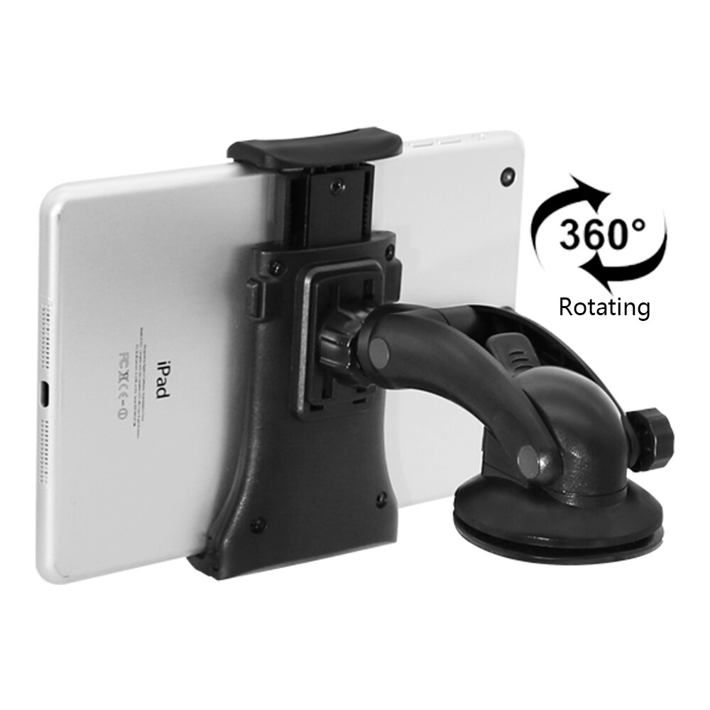 360 ° Roterende Auto Tablet Houder Stand Voor Ipad 9.7 11 12.9 Inch Auto Voorruit Dashboard Mount Houder Voor Samsung xiaomi Tablet