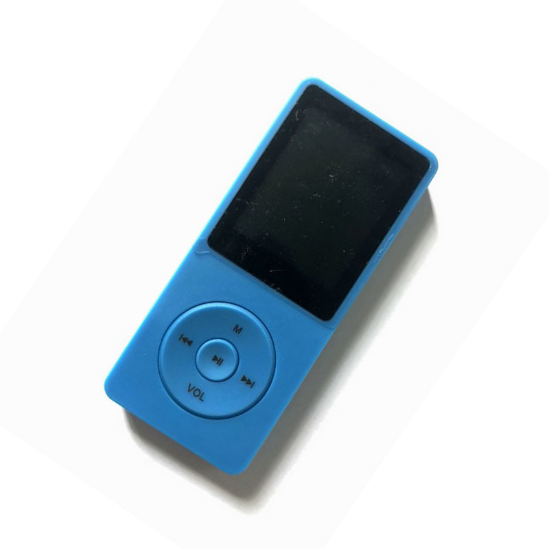 Mini usb MP3 Player With Built-in Speaker hifi speaker mp 3 player 16gb mp 4 Player 16gb with radio X02 walkman mp3-player: Blue / 8GB