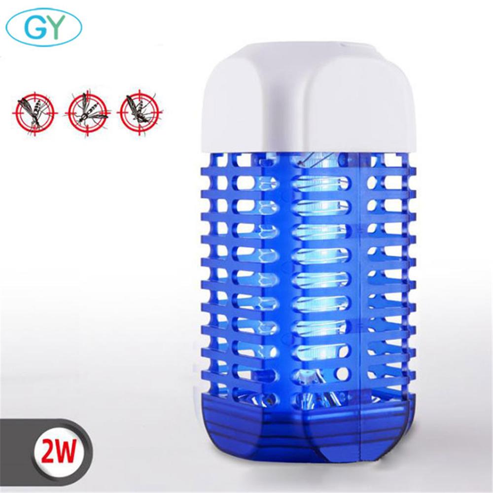 2W DC5V USB zasilany elektroniczny zabójca komarów lampa, czarny biały kryty latające owady łapka na owady środek odstraszający komary eliminator