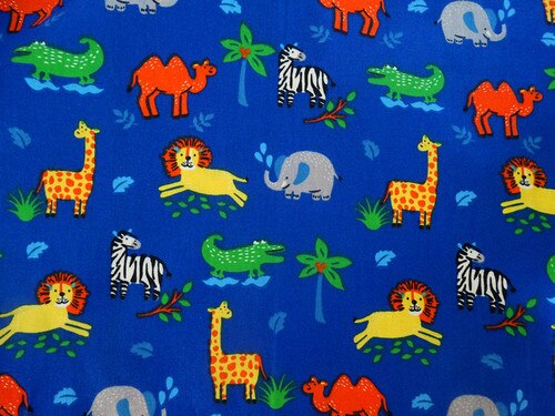 160 x 50cm cartoon dieren bedrukte katoenen stof diy tissue patchwork telas naaien baby speelgoed beddengoed quilt tecido de doek tilda: 5080cm / Katoenen stof 1