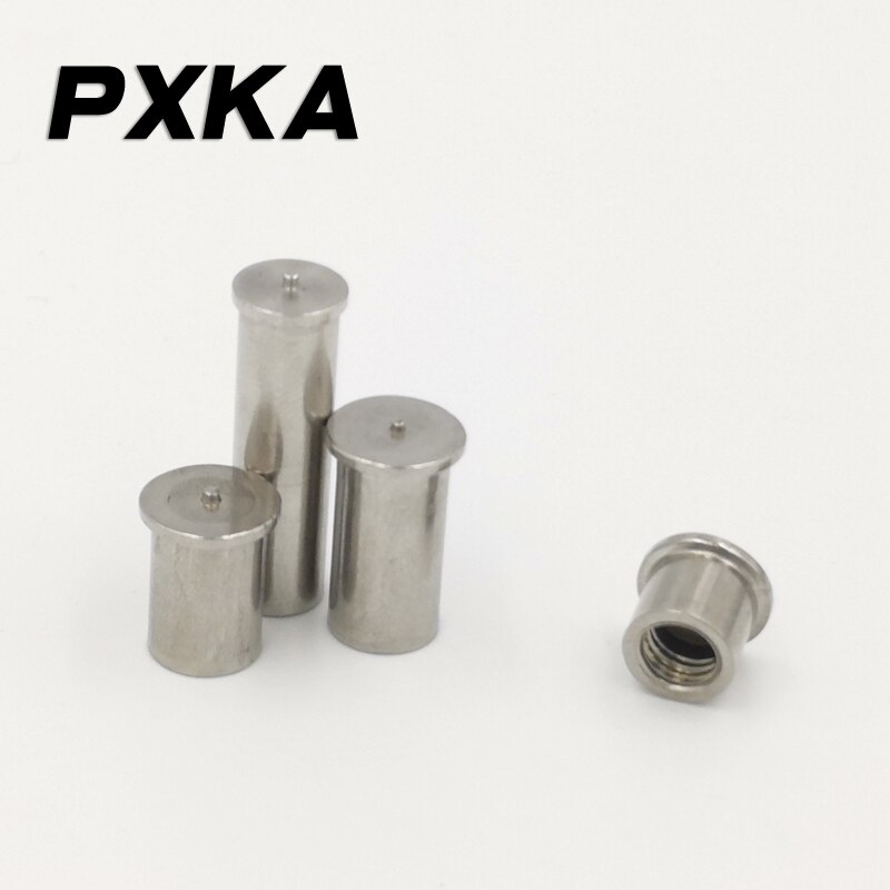 Perno de soldadura de acero inoxidable M5 M6 304, tuerca de soldadura de punto redondo, tuerca de fijación, Perno de PCB