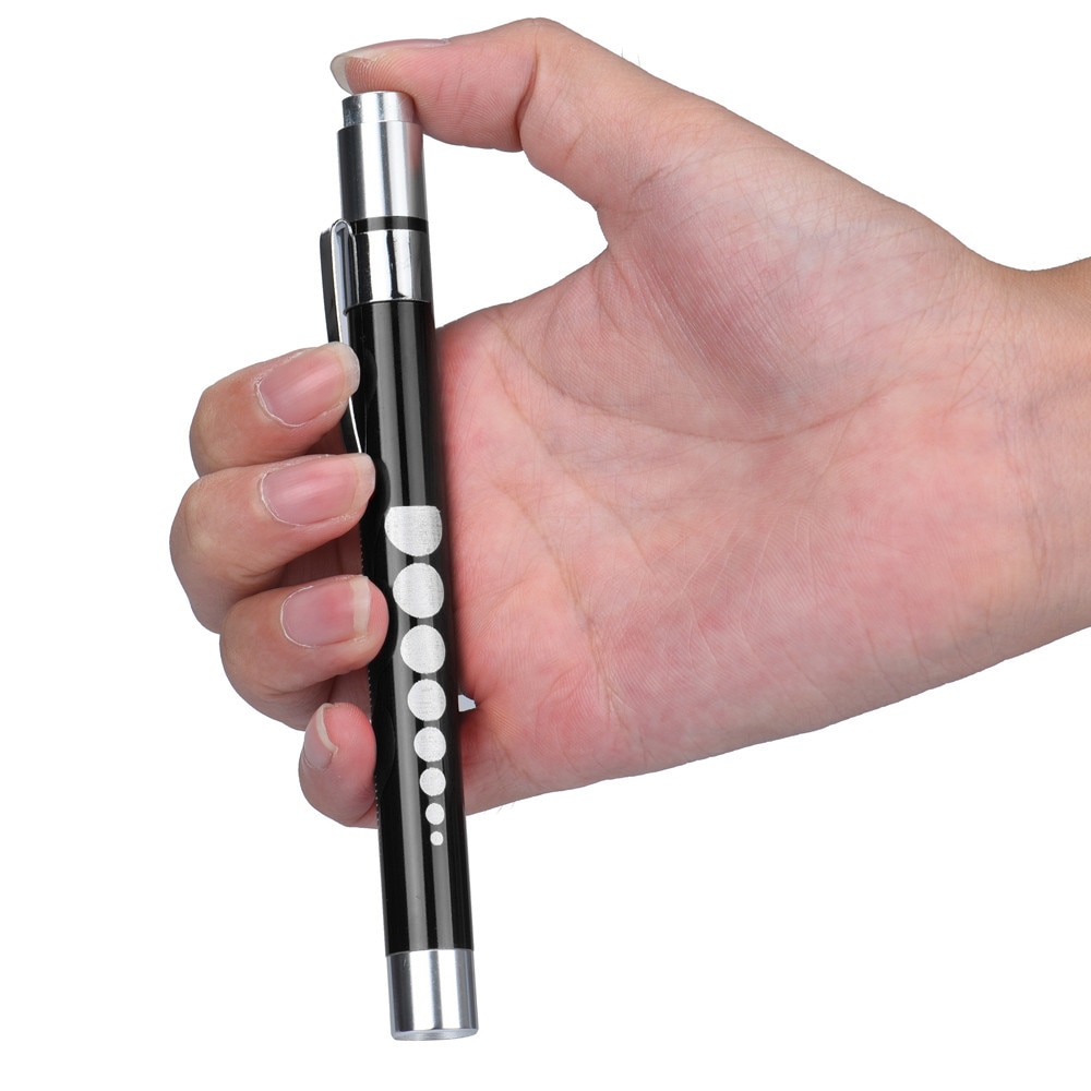 Linterna LED portátil para trabajo médico, pluma de primeros auxilios, lámpara con medidor de pupila, diagnóstico de médico y enfermera