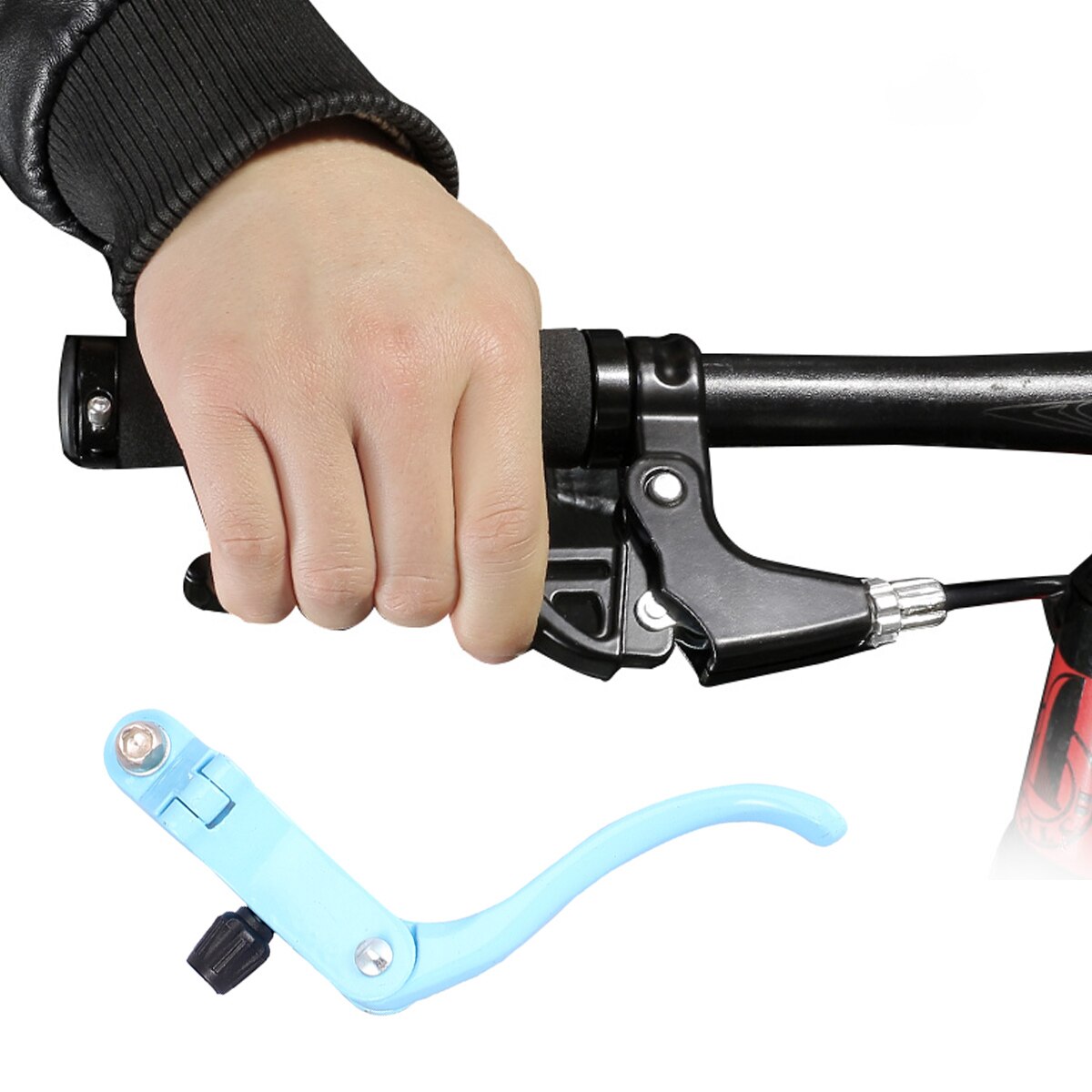 1 par holdbar legeret motorcykel cykel bremse bremsegreb ny push cykel bremsegreb håndtag cykel tilbehør til reparation af bremse