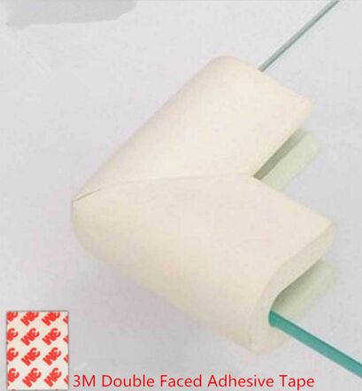 Protectores para las esquinas de las mesas de vidrio para bebés, protectores para bordes y esquinas, pegatina, Protector de esquinas seguro para bebés, protecciones de seguridad de bordes: Corner Guards White