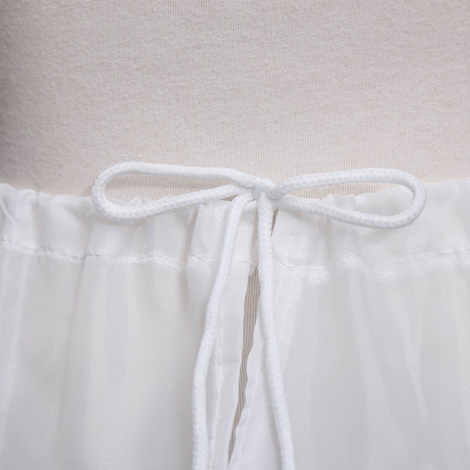 Blanco enagua infantil vestido de cintura elástica 3 aros una capa niños crinolina de encaje flor chica vestido enagua