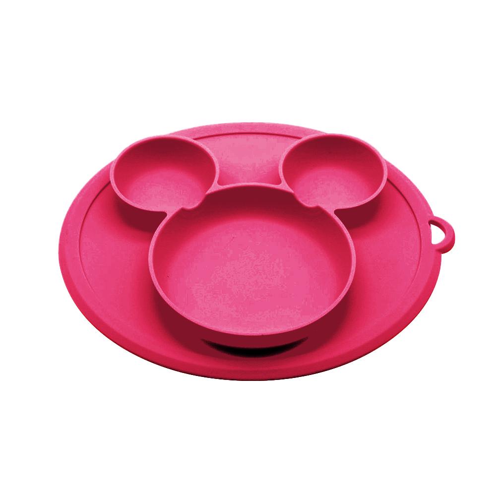 Børns silikoneskål sugeskål børn tallerken baby tallerken baby børn & #39 #39 fodring platos børn bordservice mad tallerken
