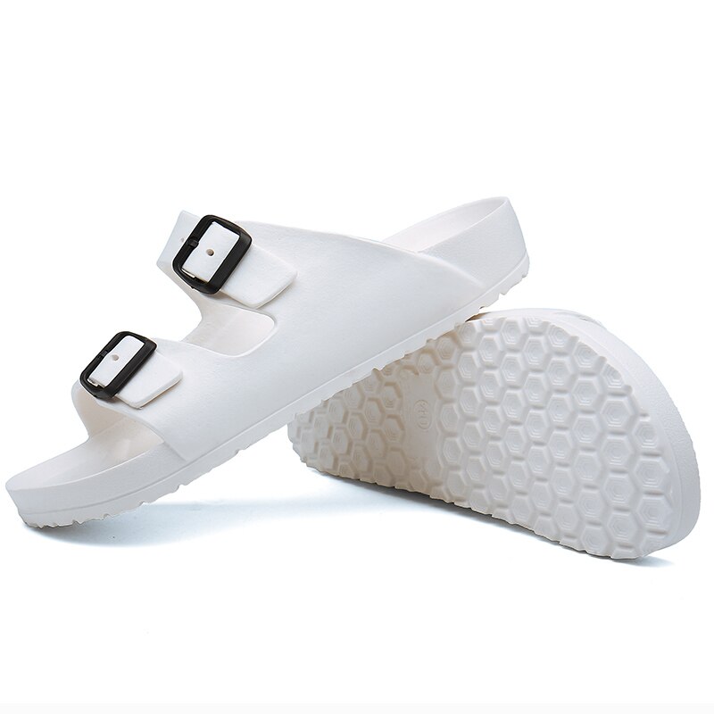 Sommar män skor strandtofflor män utomhus flip flops havsträskor halkskydd sandaler casual rutschkanor par mulor chanclas hombre