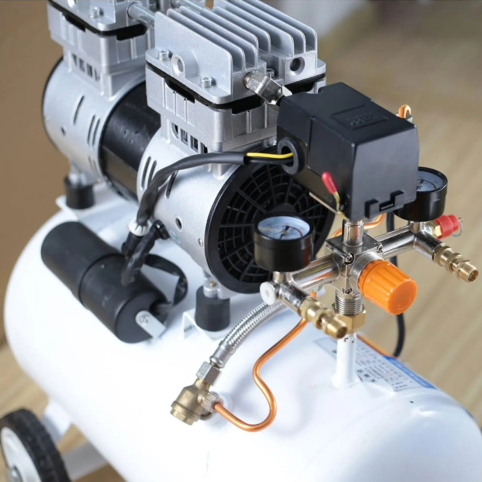 4 poorten 95-120 PSI luchtcompressor drukschakelaar 16-20A veilige luchtcompressor uitschakelaar luchtcompressor vervangende onderdelen