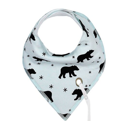 Baby freundlicher Baumwolle Karikatur Nette Bandana Lätzchen Fütterung Speichel Handtuch dribbeln Dreieck