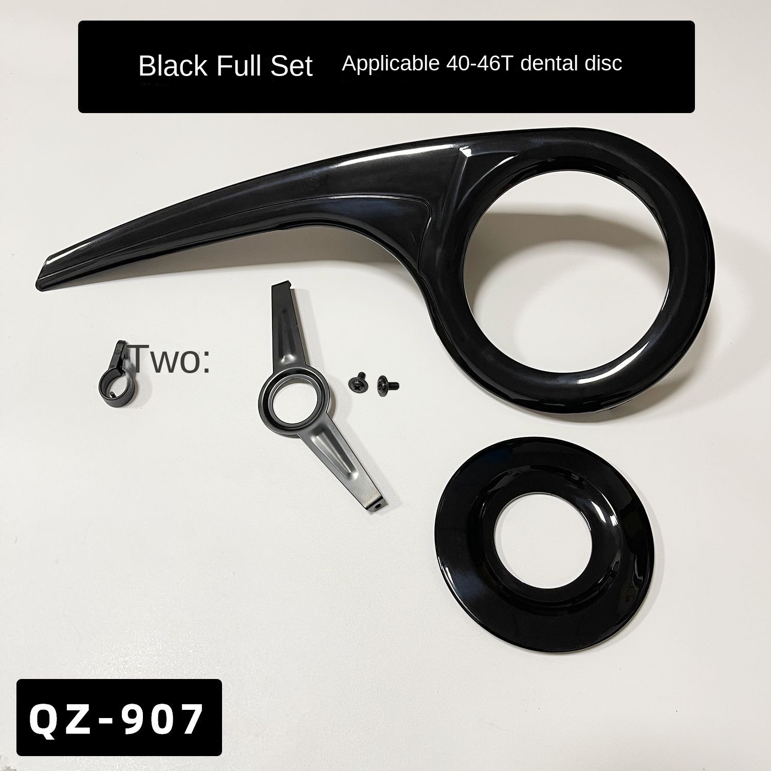 1 Set Bike Chain Guard High Strength Universal for 40-46 Teeth Chainrings Sprocket Crankset Guard Bicycle Protection Accessories: Red