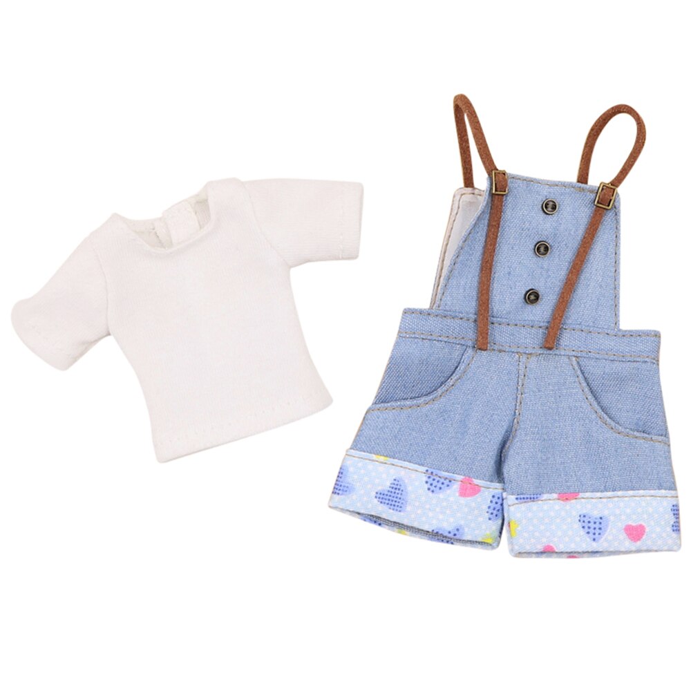 Dbs 1/6 blyth dukke isete dbs ledd kropp klær stropper jumpsuit shorts uformell stil: Klær e