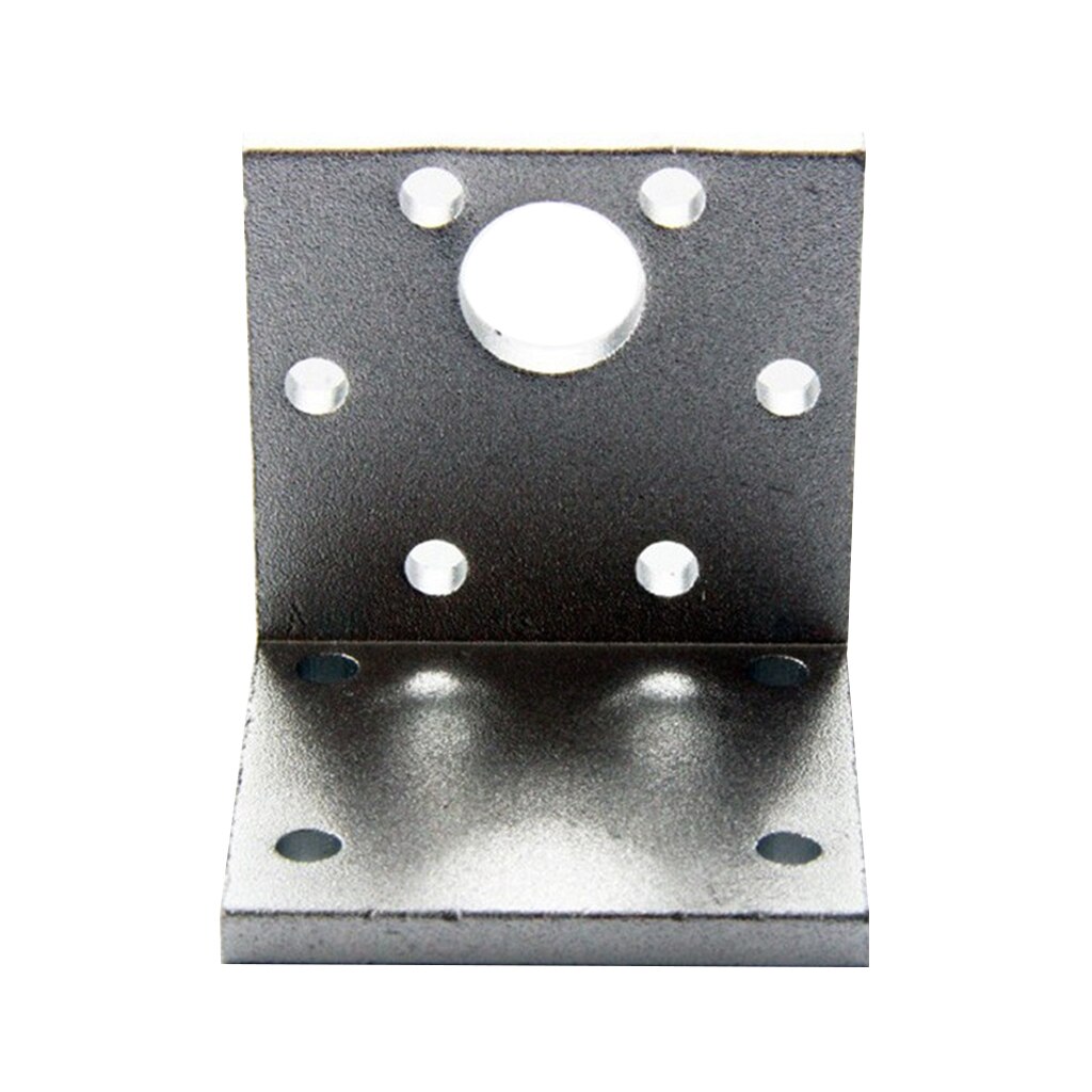 Silver 37mm DC Gear Motors Mounting Bracket, L-shape Fixed Seat, Gear Reduction Motor Holder