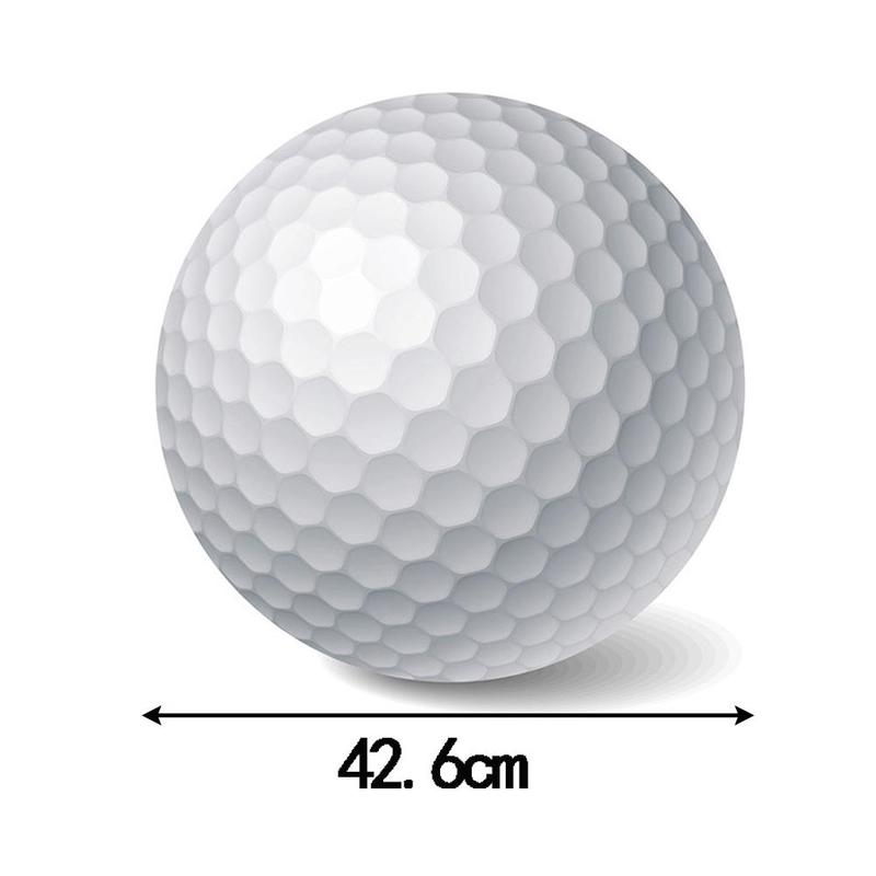 1pc hvide golfbold øve gummi to stykke bold turnering blank bold