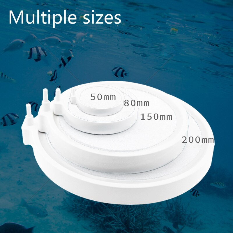 4 Sizes Aquarium Nano Bubble Tray Mute O2 Refiner Gas Cake Nano Oxygen Pump Accessories Sand Tray Tray Air Pump Air Bubble Stone