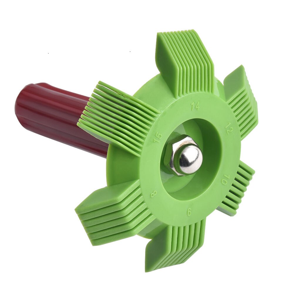 Peine de aleta de aire acondicionado portátil, radiador, condensador, cepillo de limpieza, herramienta de reparación, refrigeración, alisado, limpieza: Plastic comb