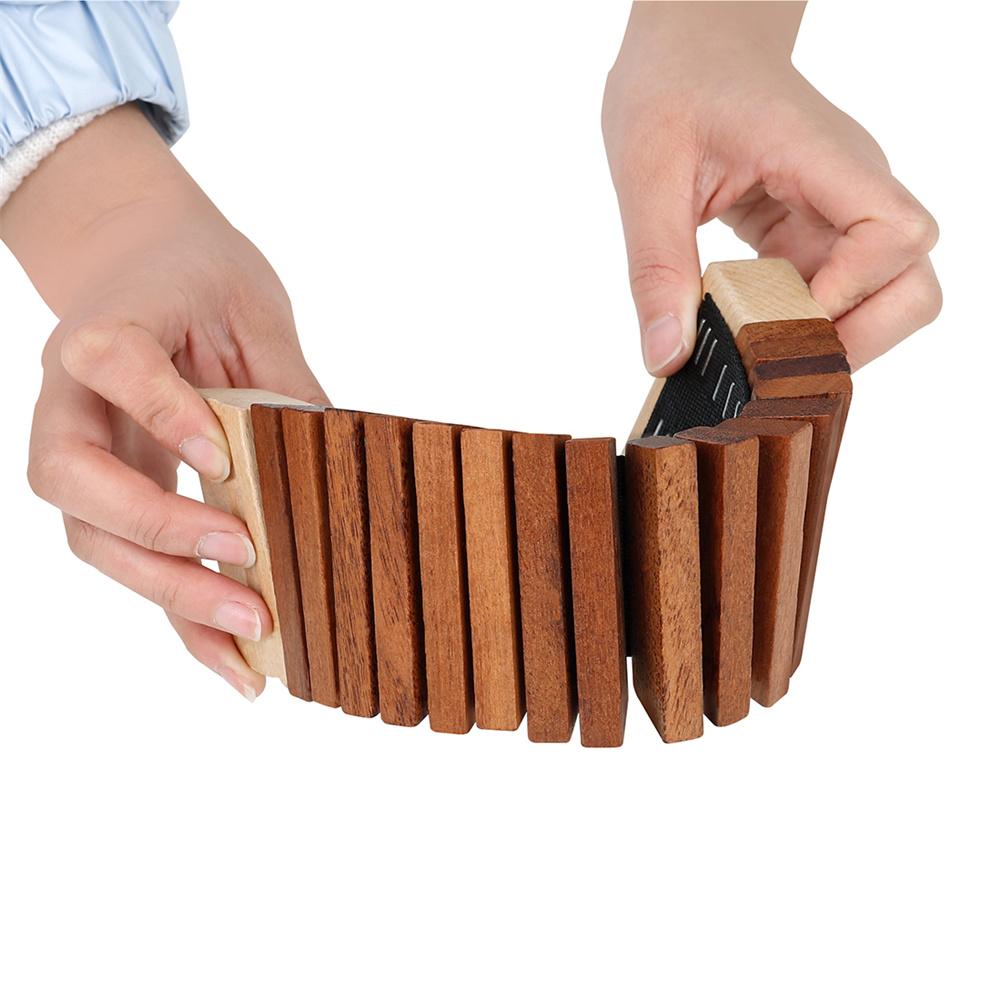 Rosewood Musical Instrument Wooden Tooth-wood Sounder Castanets Percussion Instrument