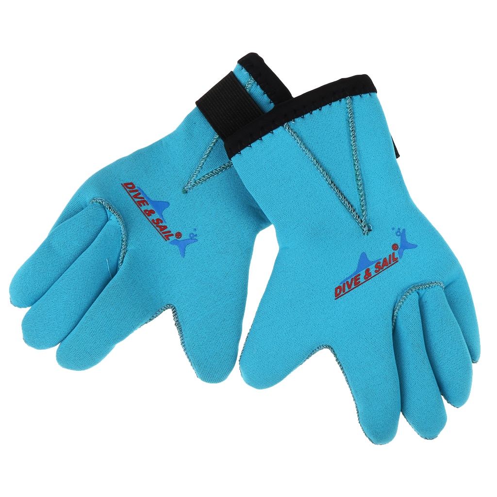Børn børn 3mm neopren våddragt handsker vinter varm svømning snorkling dykning surf spearfishing beskyttelseshandsker